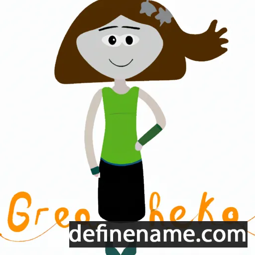 cartoon of the name Grekina