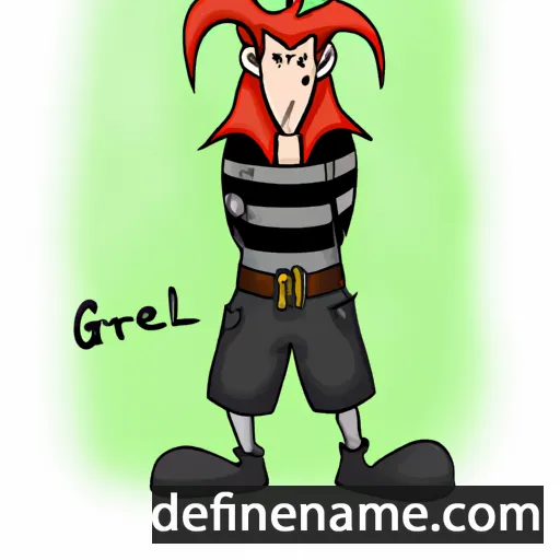 cartoon of the name Grell