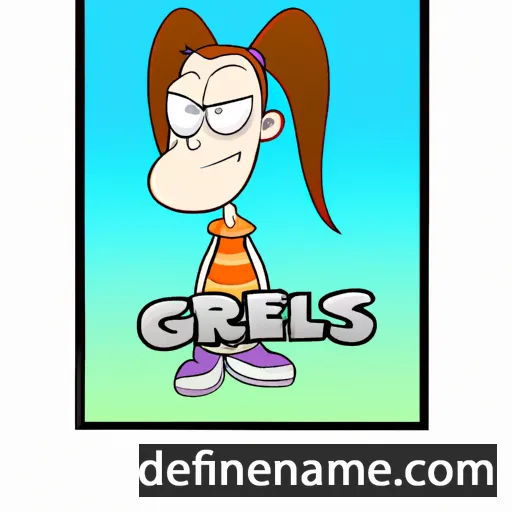 cartoon of the name Grels