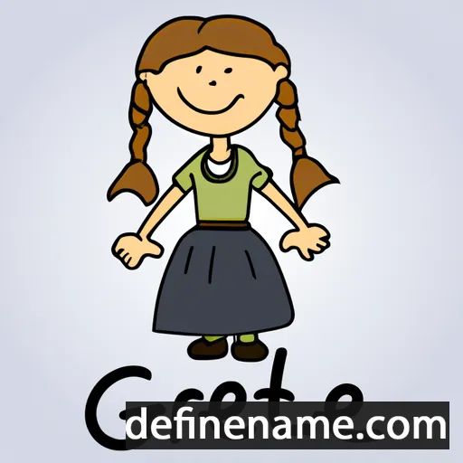 cartoon of the name Gretl