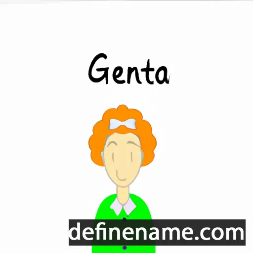 cartoon of the name Gretna