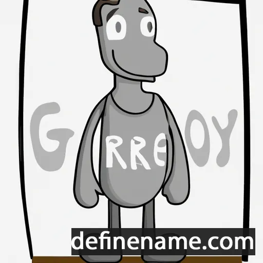 cartoon of the name Greyor