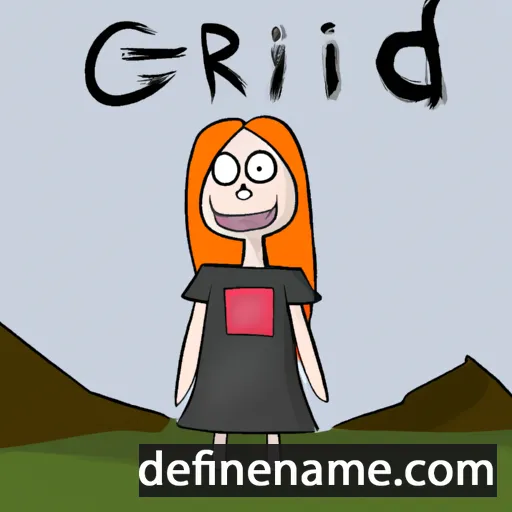 Gríð cartoon