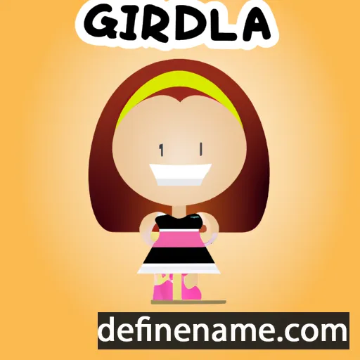 cartoon of the name Gricelda