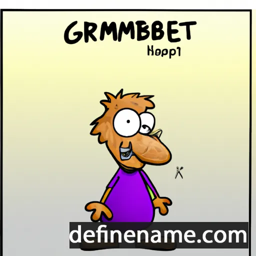 cartoon of the name Grimbert