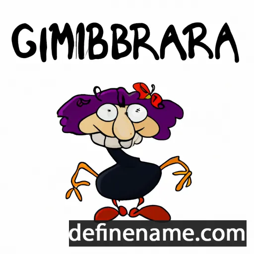 cartoon of the name Grimberta