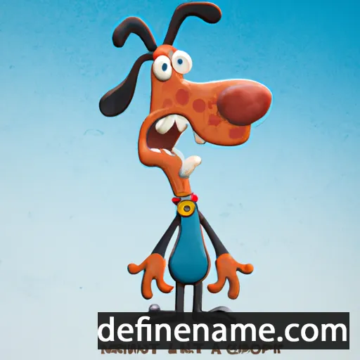 cartoon of the name Gromit