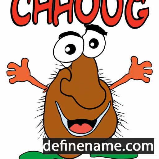 cartoon of the name Gruoch