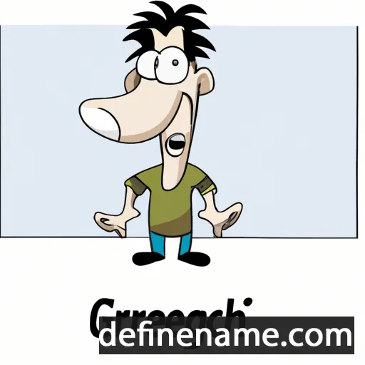 cartoon of the name Grzech