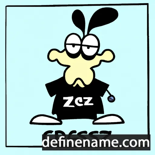 cartoon of the name Grześ