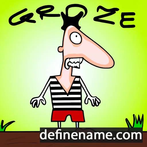 cartoon of the name Grzesio