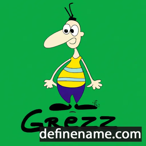 cartoon of the name Grzesiu