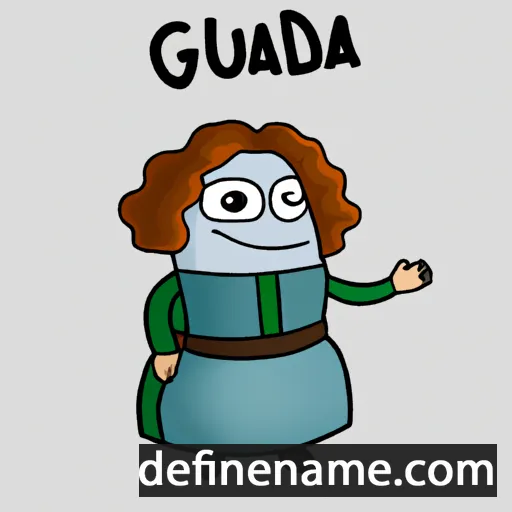 cartoon of the name Gúdula