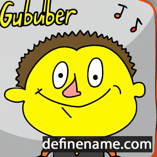 cartoon of the name Gualbert