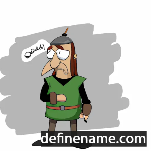 cartoon of the name Gualhard