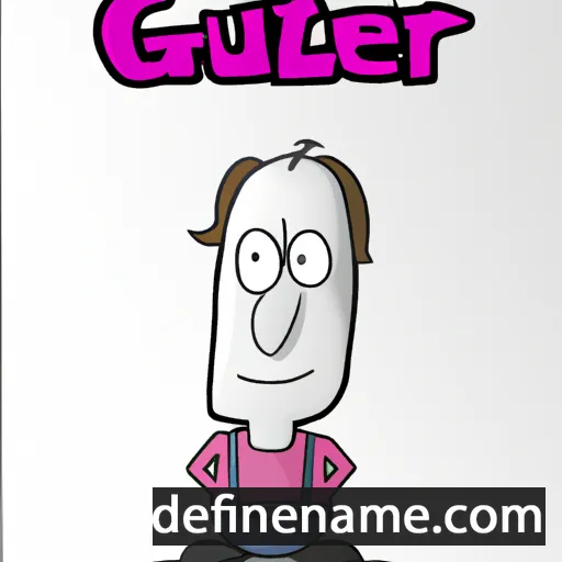 cartoon of the name Gualter