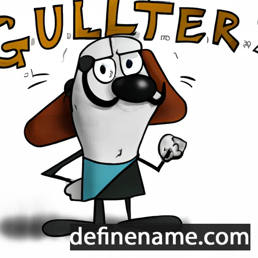 cartoon of the name Gualterott