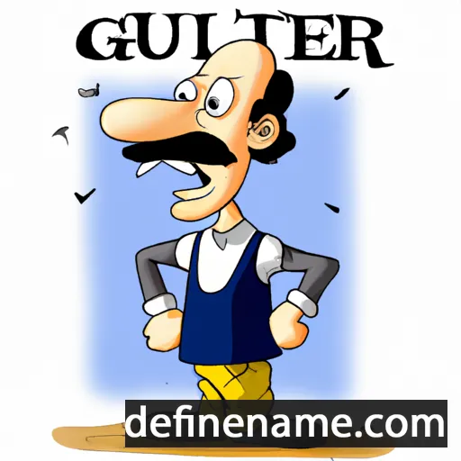 cartoon of the name Gualtieri