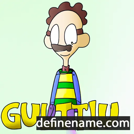 cartoon of the name Gualtieru