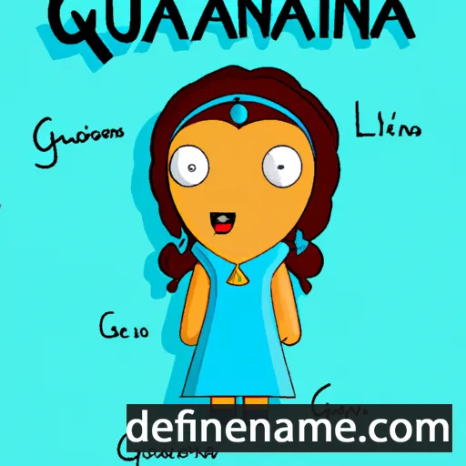 cartoon of the name Guanina