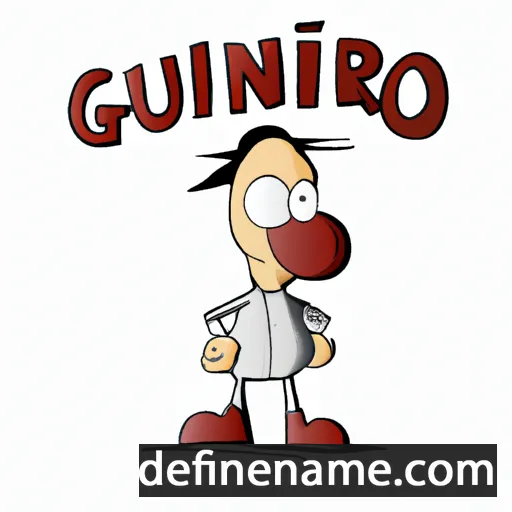 cartoon of the name Guarino