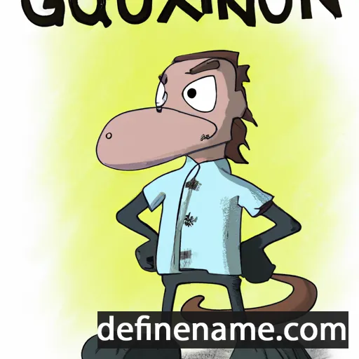 cartoon of the name Guarionex