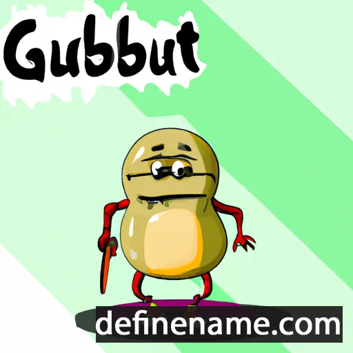 cartoon of the name Gubajuti