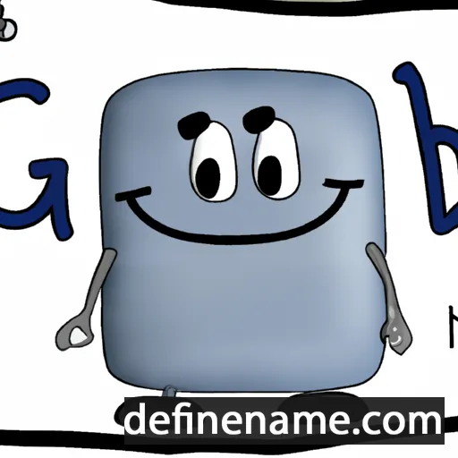 cartoon of the name Gubiet