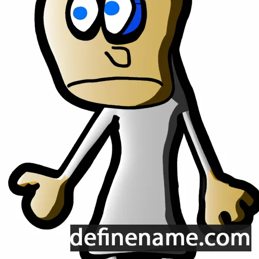 cartoon of the name Gude