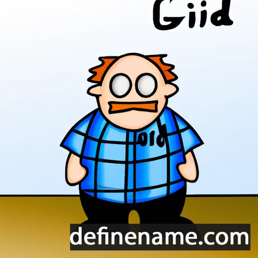 Gudfrid cartoon