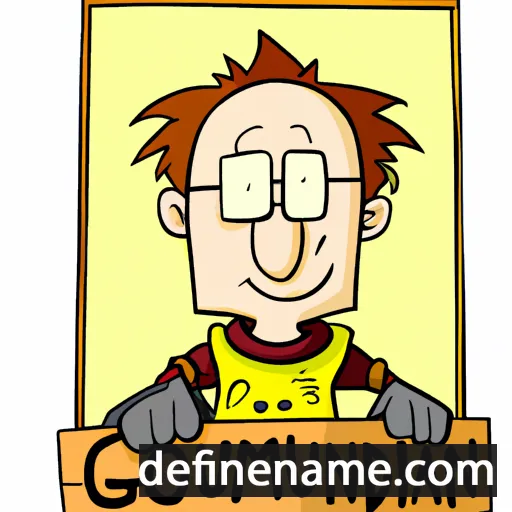 cartoon of the name Gudhmund