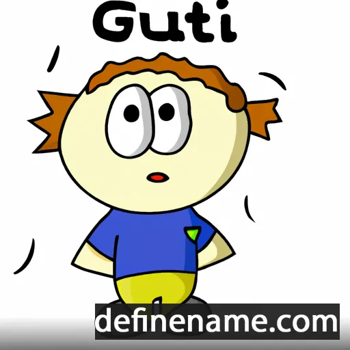 cartoon of the name Gudit