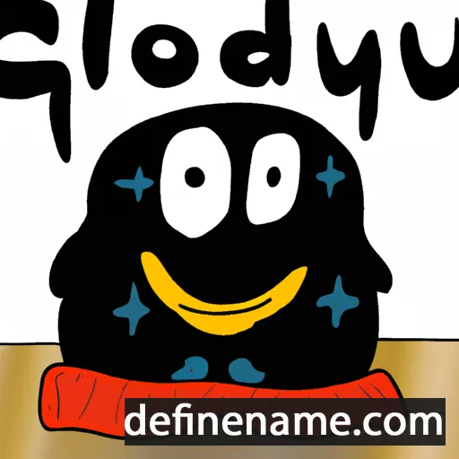 cartoon of the name Gudlög