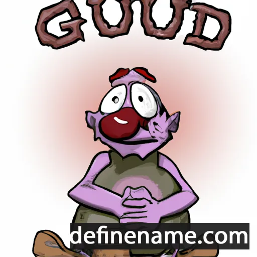 cartoon of the name Gudor