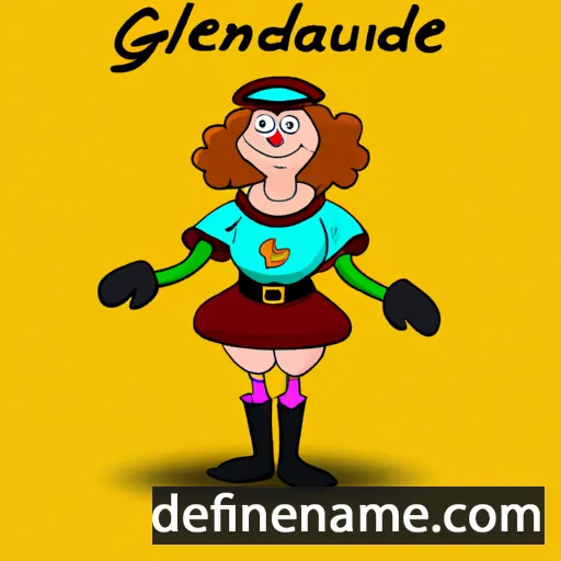 cartoon of the name Guerlande