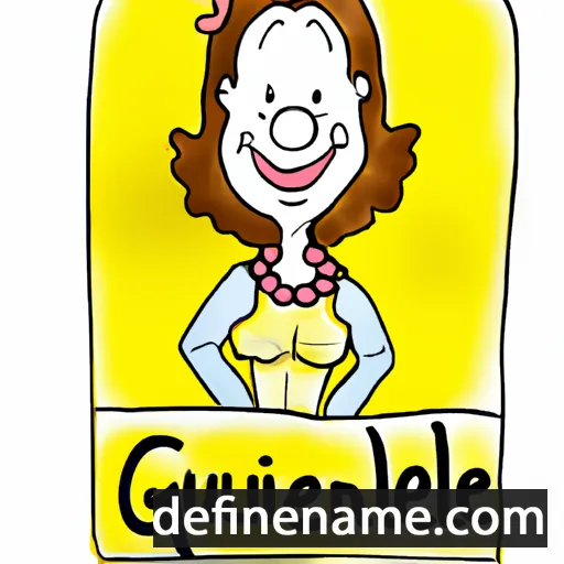 cartoon of the name Guerline