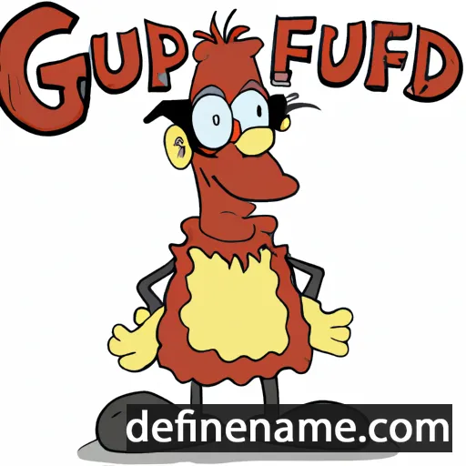 cartoon of the name Guffredu