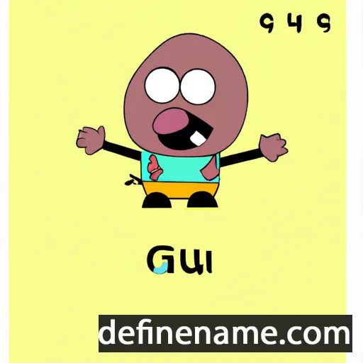 cartoon of the name Gugu