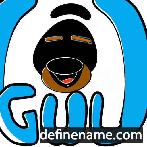 cartoon of the name Gugu