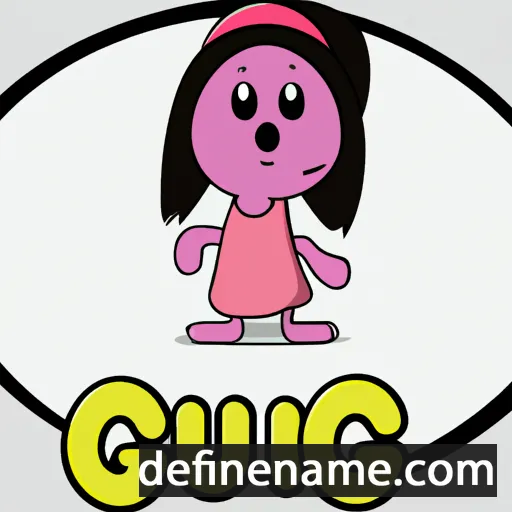 cartoon of the name Gugu