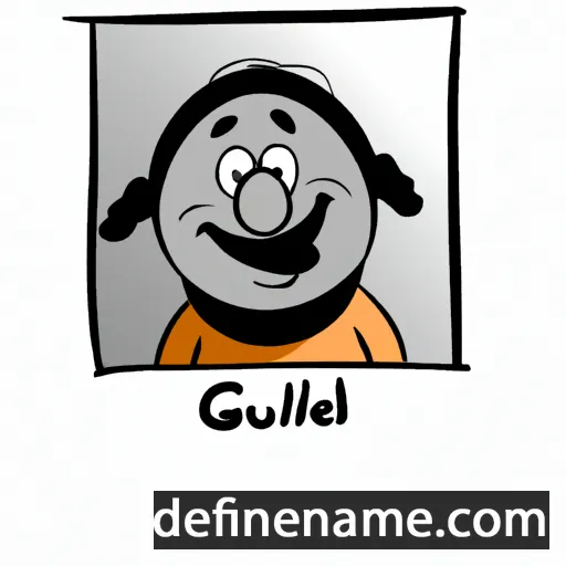 cartoon of the name Guhel