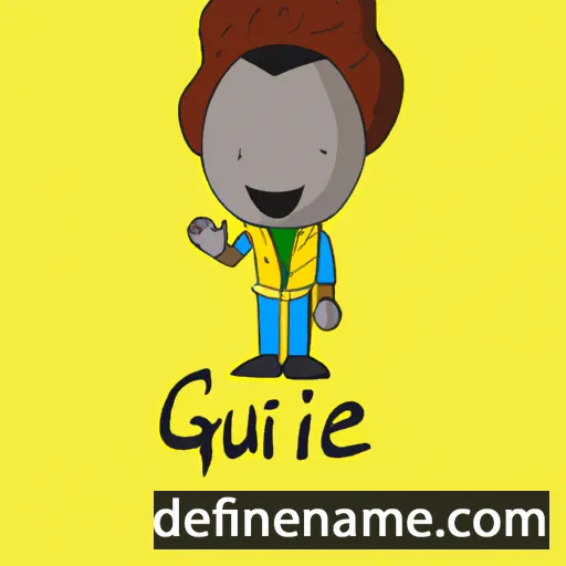 cartoon of the name Guiâné