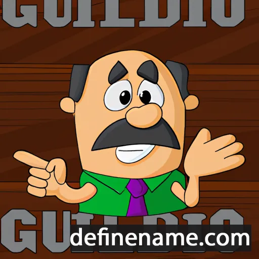 cartoon of the name Guidaldo