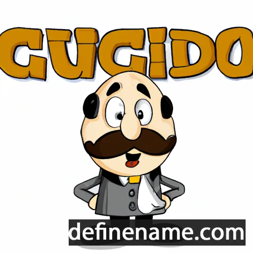 cartoon of the name Guiduccio