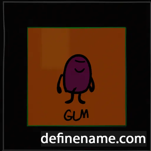 cartoon of the name Gʻulom