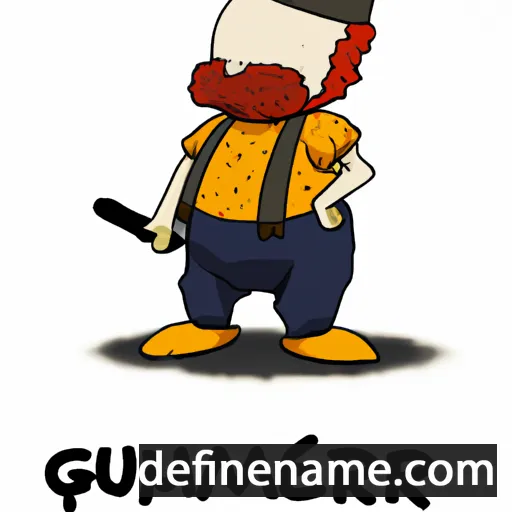 cartoon of the name Ğümär