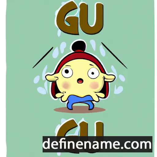 Gu-ji cartoon