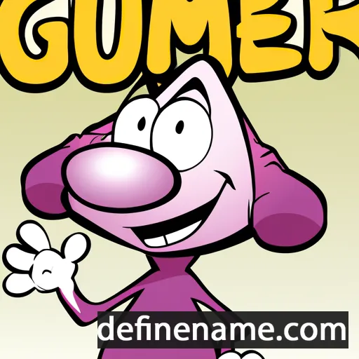 cartoon of the name Gúmer