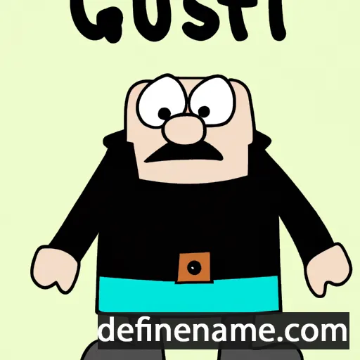 Gústaf cartoon