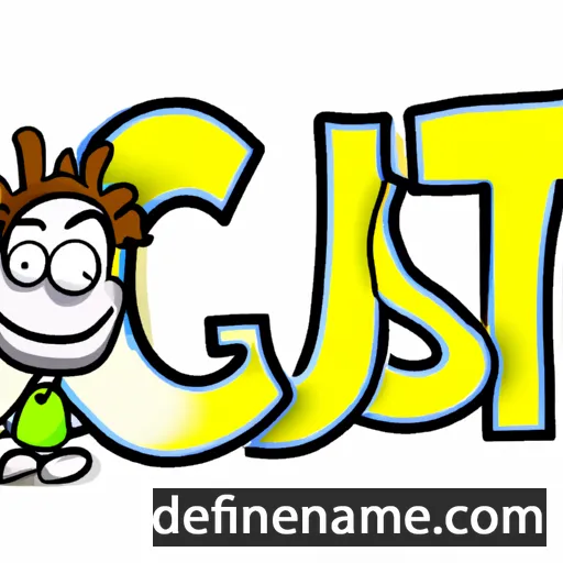 cartoon of the name Gùst